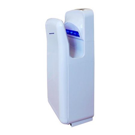 DESIGNED TO FURNISH 1900 W High Speed Automatic Plastic Durable Infared Hand Dryer, White DE2206332
